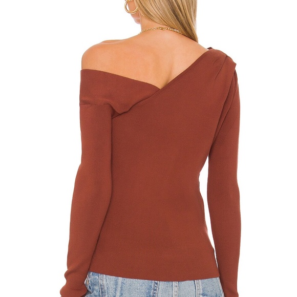 Black Friday sale!! Essentiel Antwerp Beloved Knit Sweater in Cinnamon - Picture 3 of 6